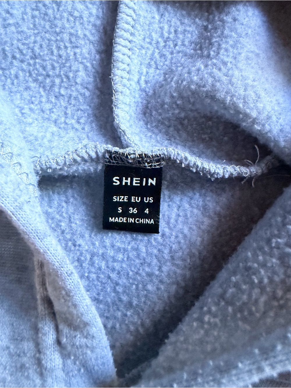 SHEIN Light Blue MIAMI Graphic Hoodie - Picture 2 of 2